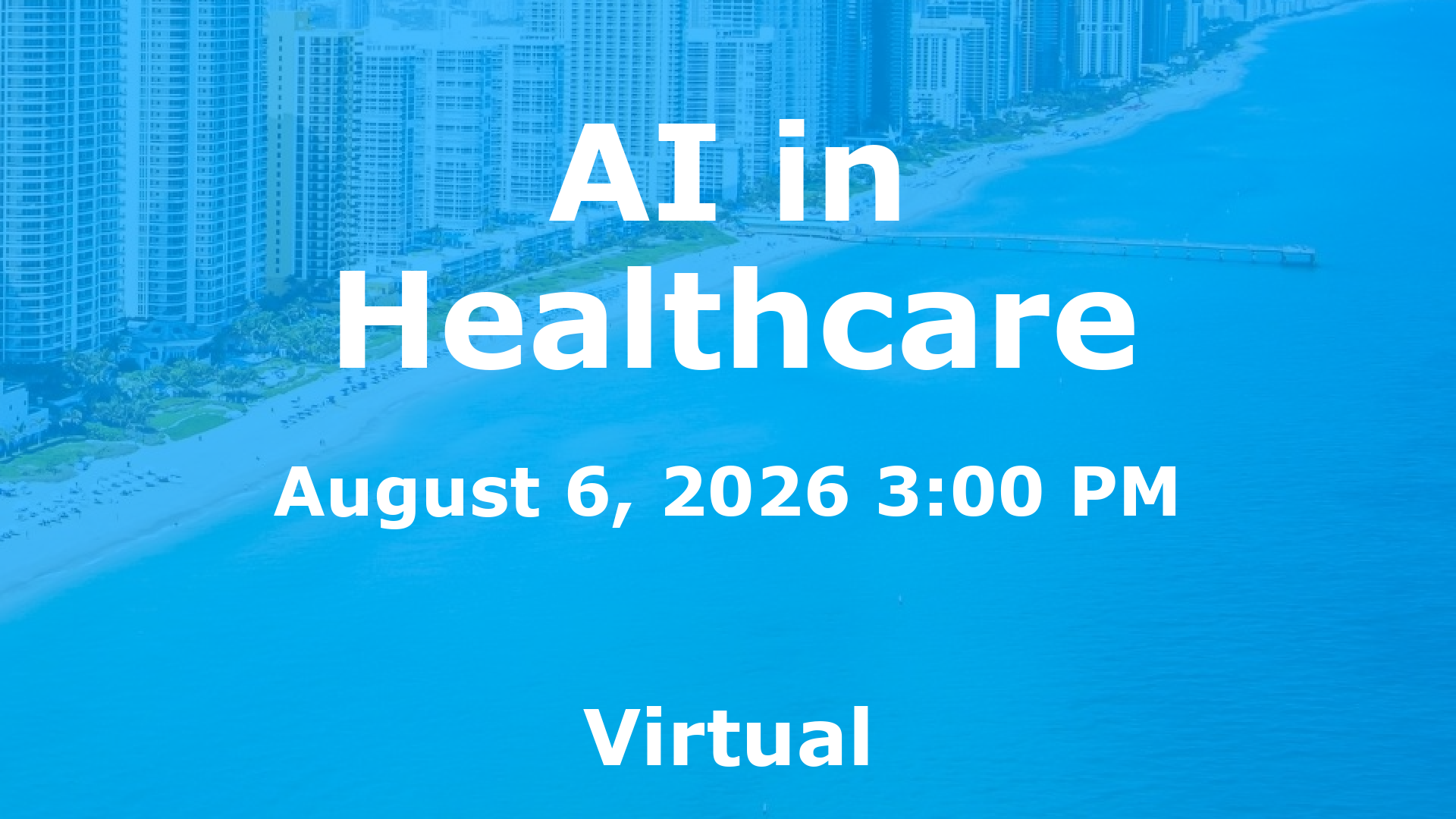 AI in Healthcare event image